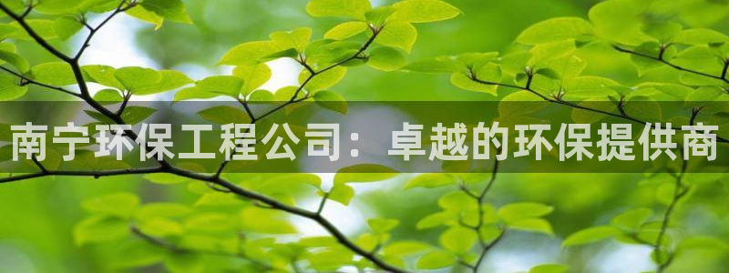 彩名堂人工计划客户端官网：南宁环保工