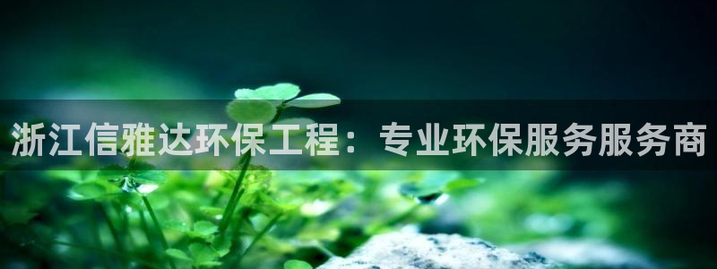 彩名堂最新计划app下载：浙江信雅达环保工程：专业环保服务服