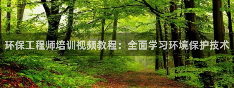 彩名堂：环保工程师培训视频教程：全面